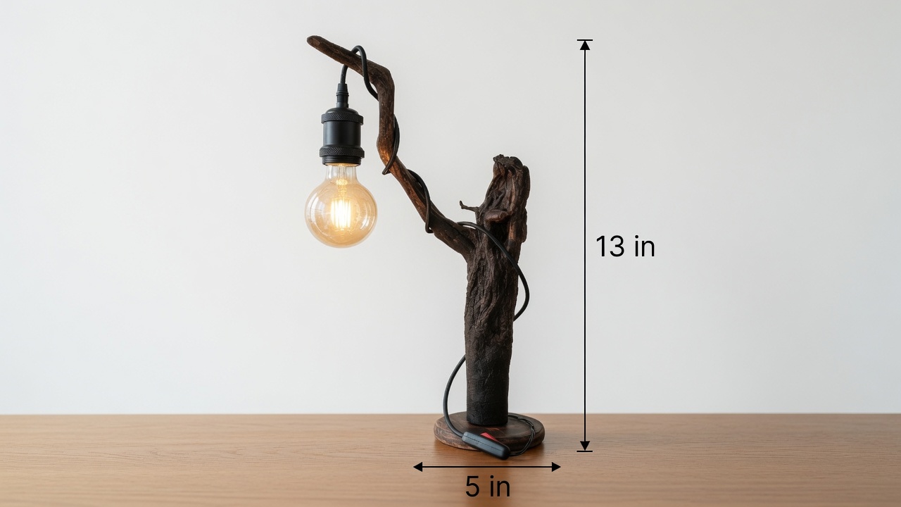 Homei Handmade with Root Table Lamp thumbnail 2
